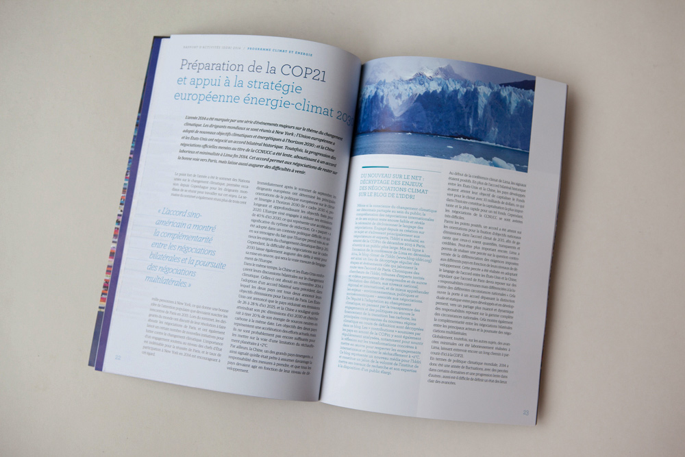 Rapport d’activités de l’IDDRI 2014 pour IDDRI - INSTITUT DU DÉVELOPPEMENT DURABLE ET DES RELATIONS INTERNATIONALES