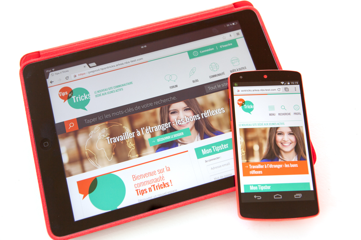 Site collaboratif Tips n’ Tricks Arkéa pour CRÉDIT MUTUEL ARKÉA