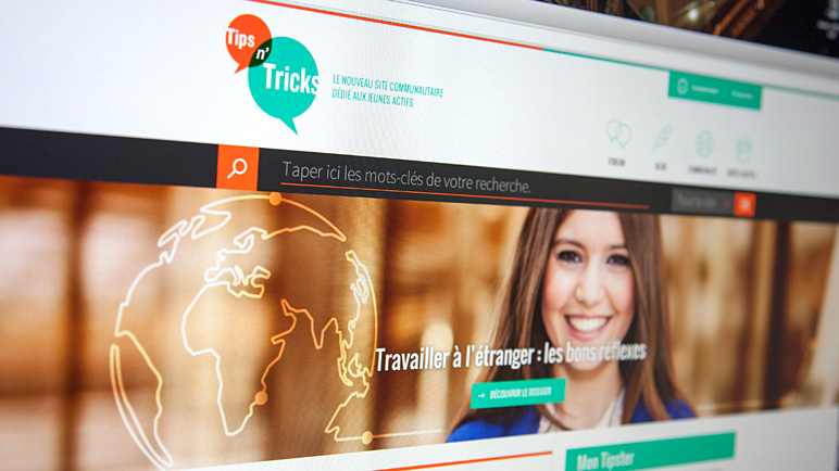 Site collaboratif Tips n’ Tricks Arkéa pour CRÉDIT MUTUEL ARKÉA - Digital