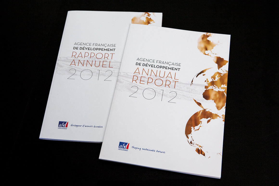 AFD - Publications institutionnelles 2012 pour Agence Française de Développement