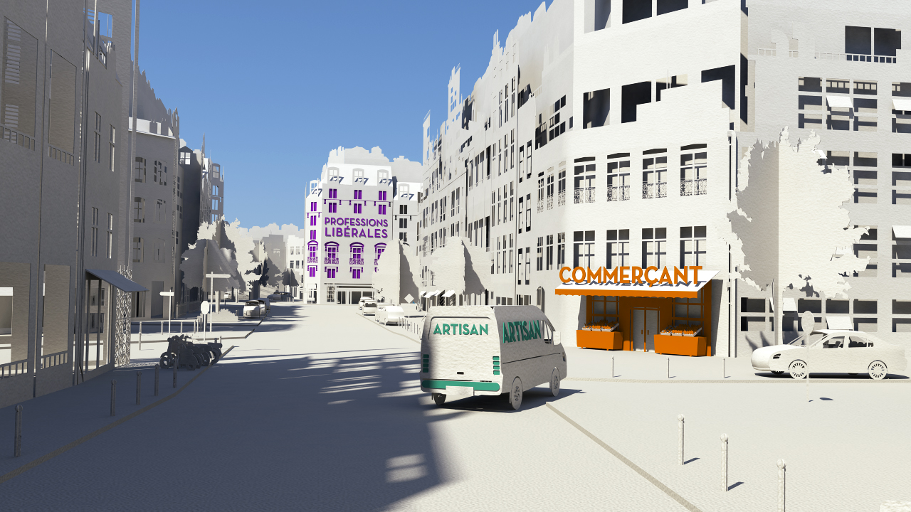 Film Visa Platinum Business 3D pour Visa