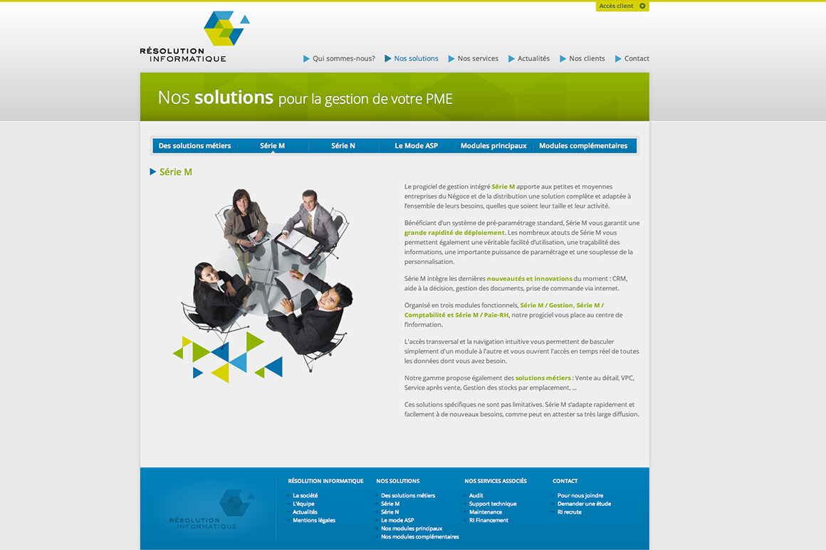 Identité visuelle Résolution Informatique pour Résolution Informatique