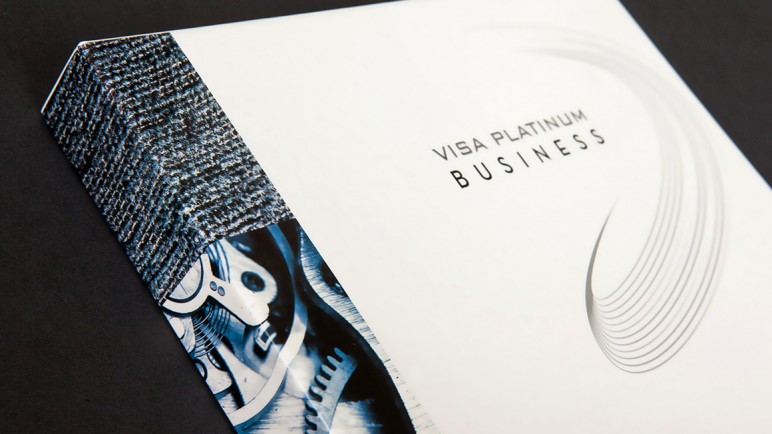 Welcome Pack Visa Platinum Business pour Visa - Identité visuelle