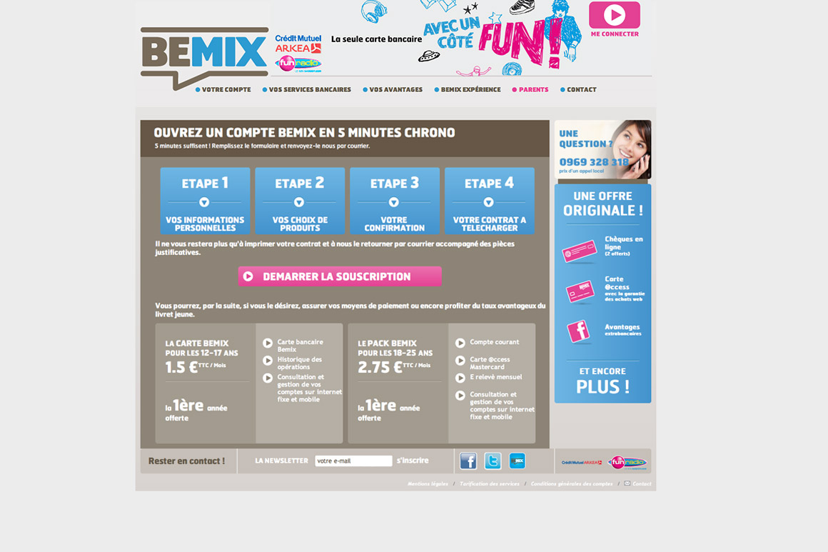 bemix.fr by Crédit Mutuel Arkéa pour Crédit Mutuel Arkéa