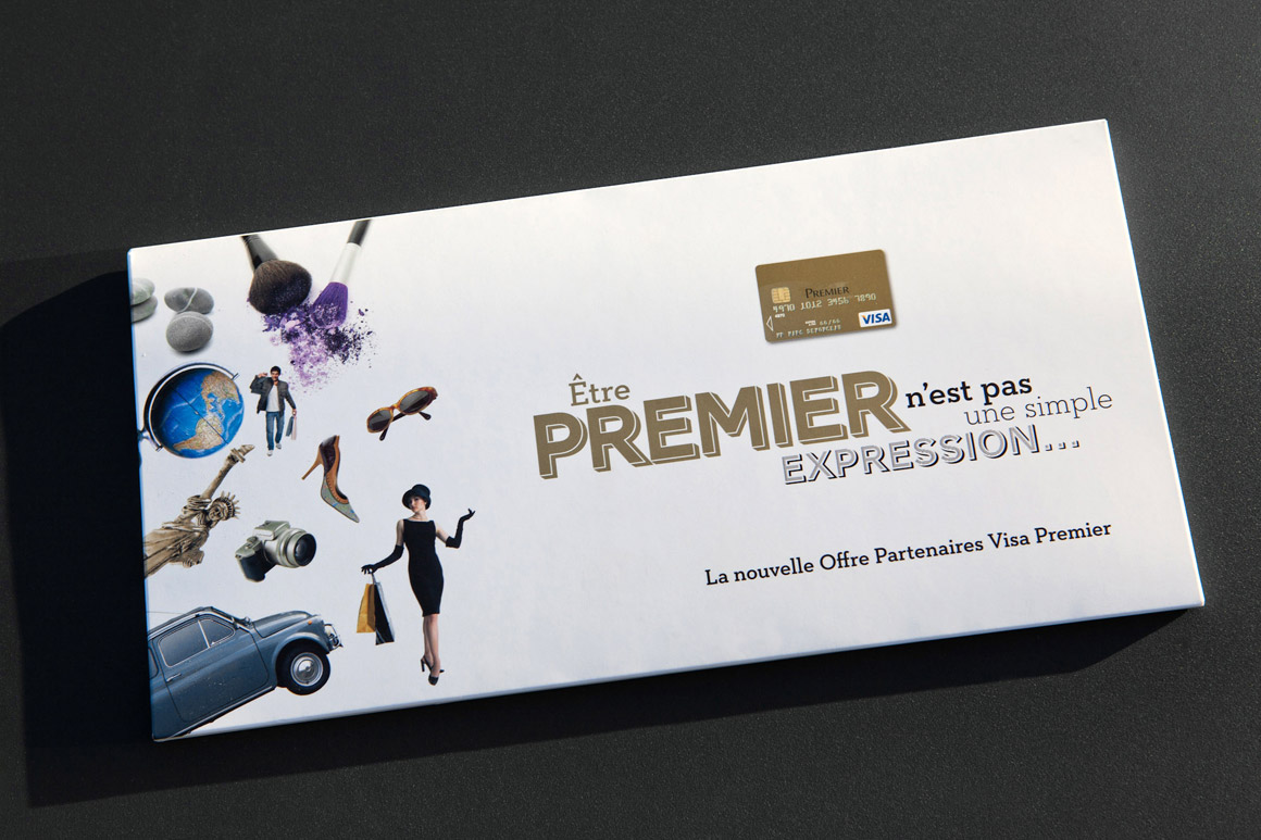Publications promotionnelles Visa Premier pour Visa