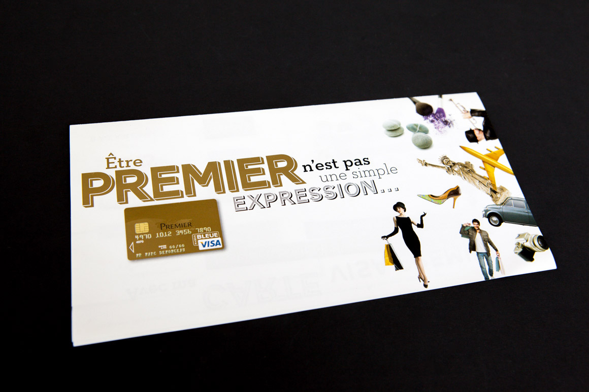 Publications promotionnelles Visa Premier pour Visa