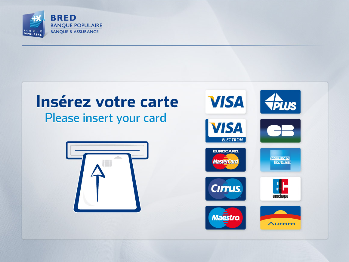 Guichet automatique BRED pour BRED
