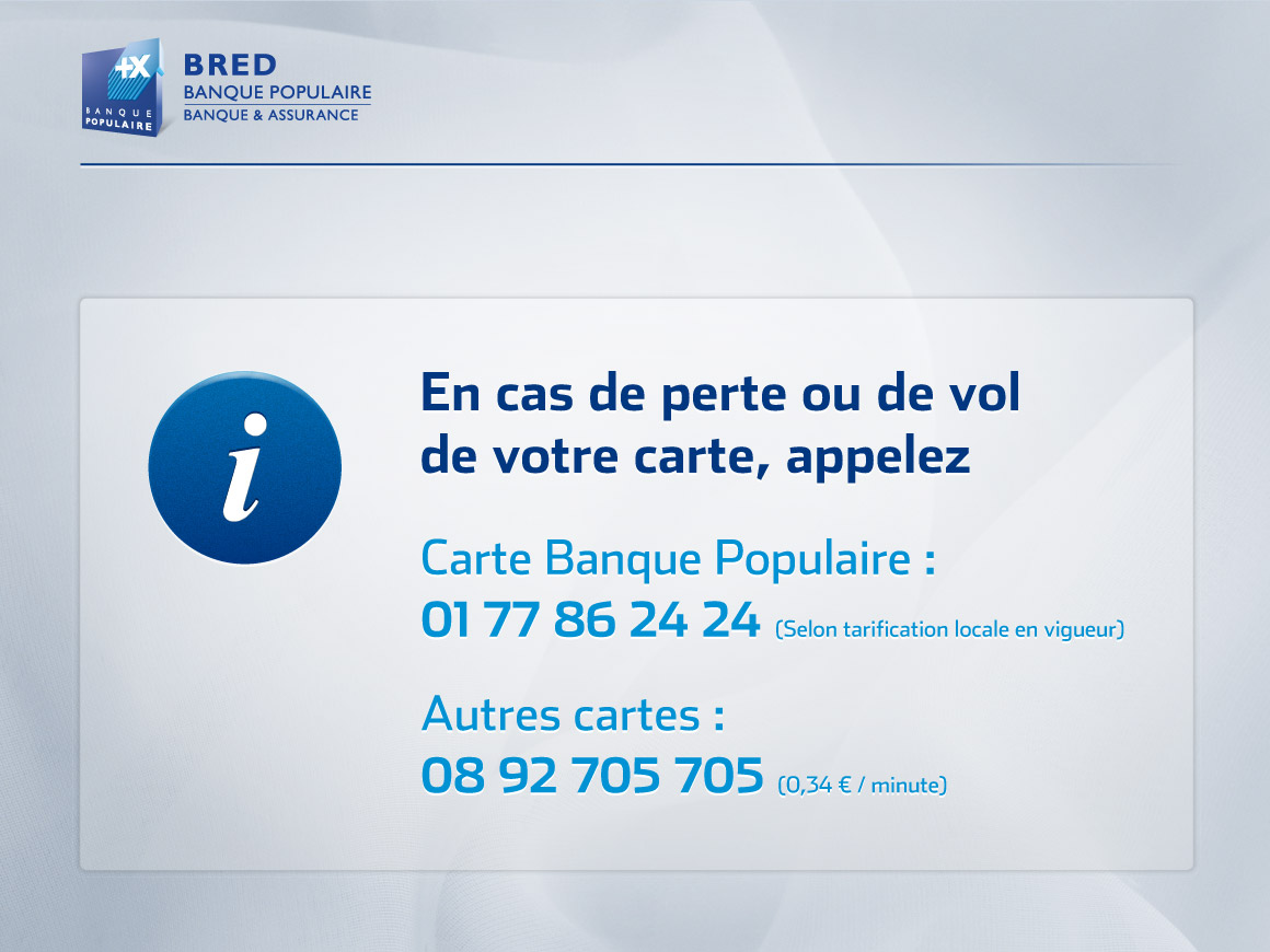 Guichet automatique BRED pour BRED