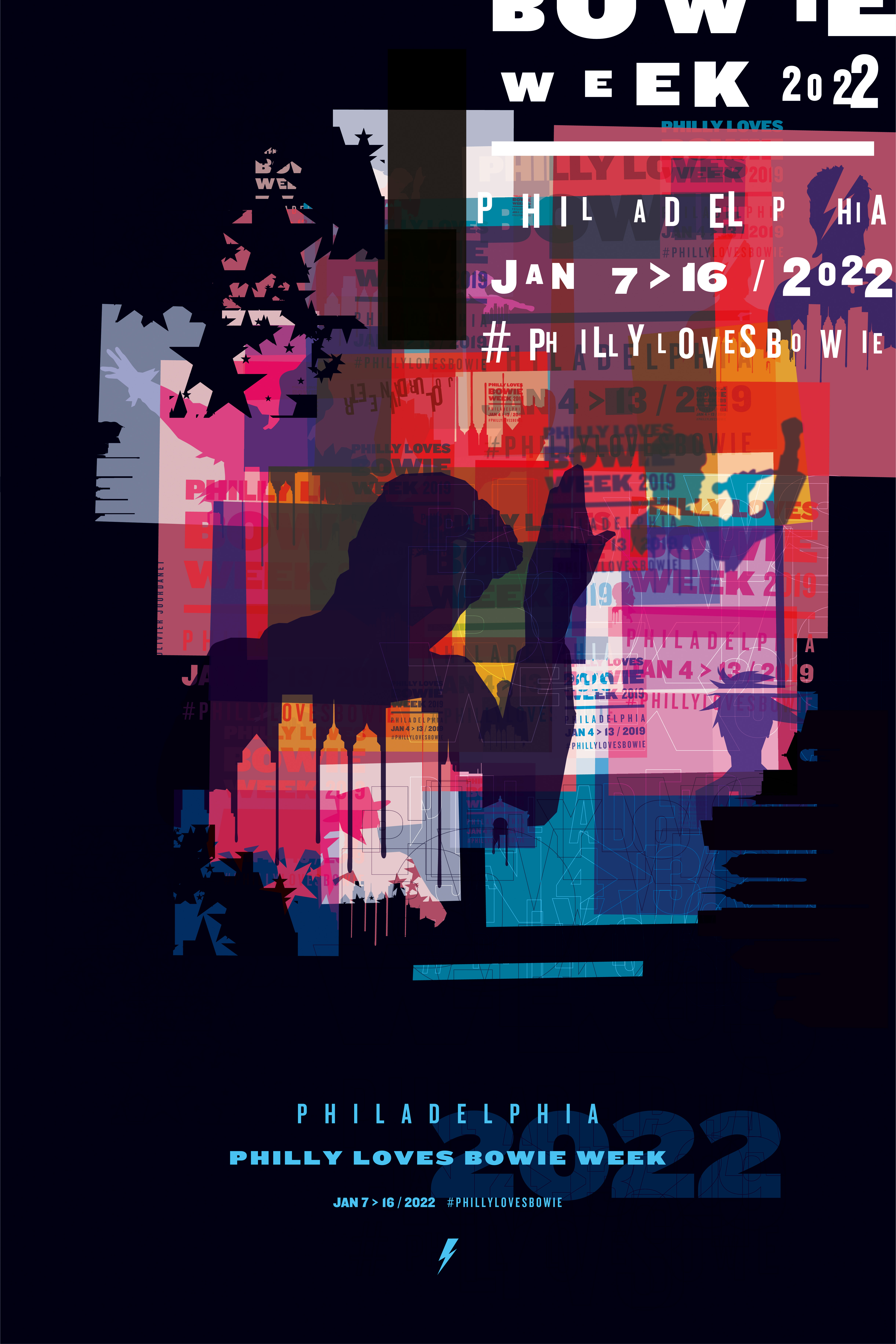 Philly loves Bowie, by Olivier Jourdanet pour Festival Philly Loves Bowie Week de Philadelphie