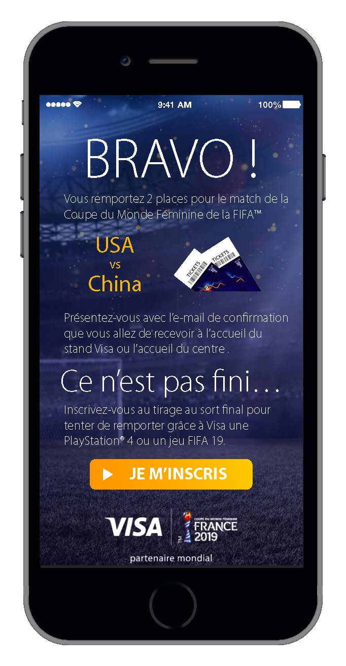 Animation FIFA 2019 Visa pour Visa